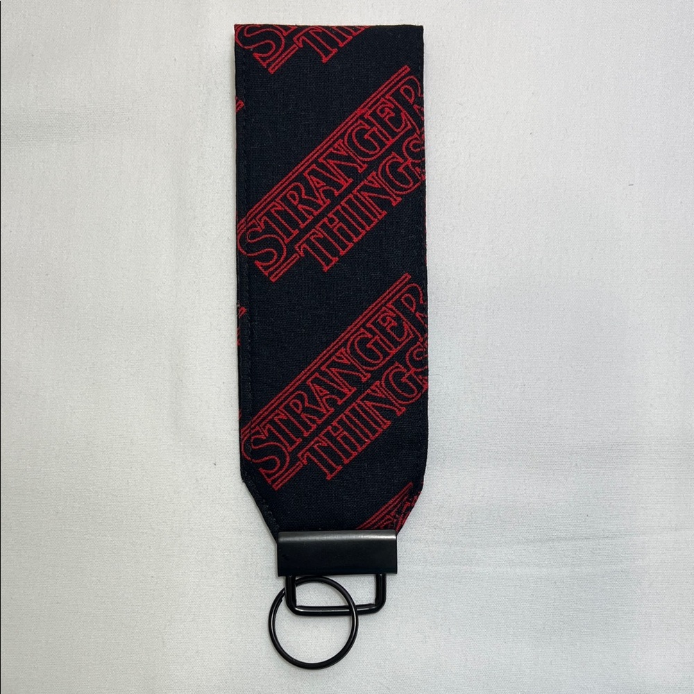 Handmade Stranger Things Black and Red Key Holder